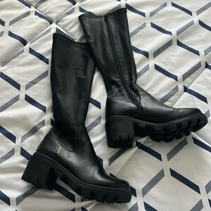 Steve Madden Women's Aberdeen Zipper Mid-Calf Boots